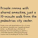 Homestay Center Unirii Square Private With View - Shared Amenities *